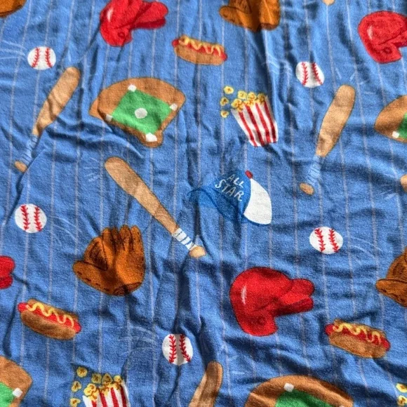 Little Sleepies Baseball Pajamas 4T - Picture 2 of 4